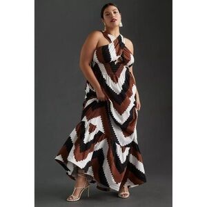 PLENTY BY TRACY REESE
Printed Halter Maxi Dress 2X